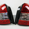 JDM Clear Red LED Tail Light Fit For Honda Civic EK Hatch VTI 1996-2000