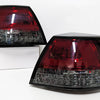 Smoke Red 3D LED Sequential Indicator Tail Lights Fit For Holden Commodore VE Sedan Omega 2006-2013