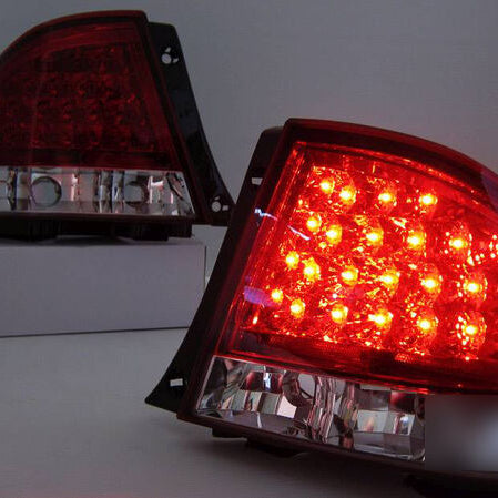 Clear Red LED Tail Lights Fit For Lexus IS200 IS300 Toyota Altezza 1999-2005 - image 3