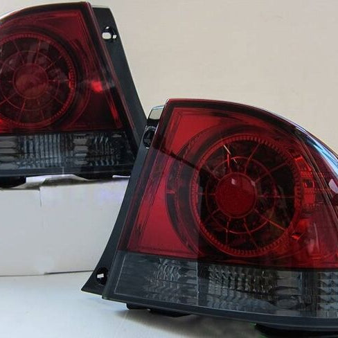 Smoke Red LED Tail Lights Fit For Lexus IS200 IS300 Toyota Altezza 1999-2005 - image 1