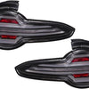 Black 3D Full LED Sequential Indicators Tail Lights Fit For Mazda MX-5 ND 2015-2022