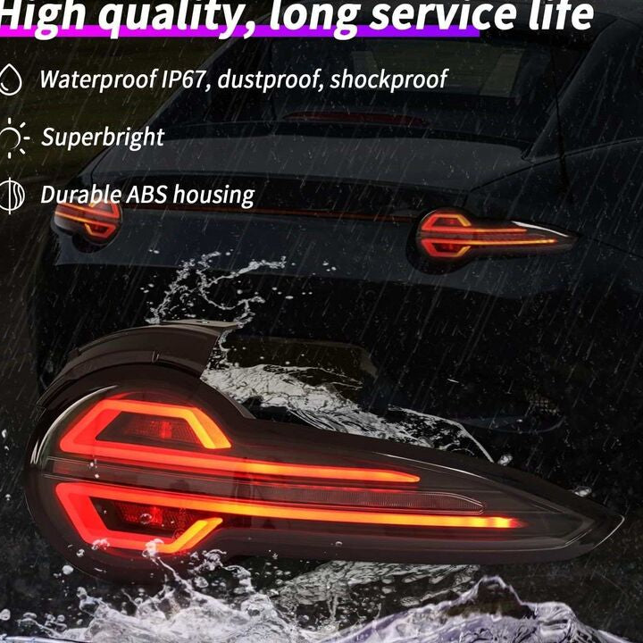 Black 3D Full LED Sequential Indicators Tail Lights Fit For Mazda MX-5 ND 2015-2022 - image 11