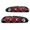 JDM Black TailLights Fit For Mazda MX6 MX-6 1993-1997