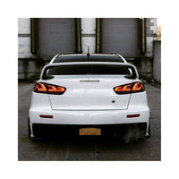 Smoke 3D V3 LED Tail Lights Fit For Mitsubishi Lancer CJ EVO X VRX 2007-2018 - image 3