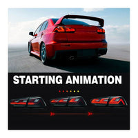 Smoke 3D V3 LED Tail Lights Fit For Mitsubishi Lancer CJ EVO X VRX 2007-2018 - image 11