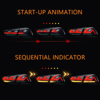 Clear Red 3D V3 LED Tail Lights Fit For Mitsubishi Lancer CJ EVO X VRX 2007-2018 - image 7