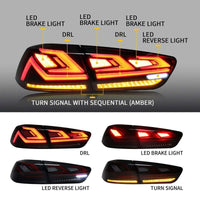 Clear Red 3D V3 LED Tail Lights Fit For Mitsubishi Lancer CJ EVO X VRX 2007-2018 - image 10