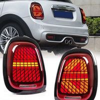 Clear Red LED Sequential Signal Tail Lights Fit For Mini Cooper F55/56/57 2014-2021 - image 1