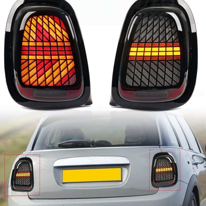 Smoke LED Sequential Signal Tail Lights Fit For Mini Cooper F55/56/57 2014-2021 - image 6
