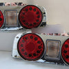 Clear Red LED Tail Lights Fit For Nissan Skyline R32 GTR GTST RB26 1989-1994