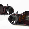 Crystal Eye Smoke Red 3D LED Stripe Bar Tail Lights Fit For Nissan GTR R35 VQ38 2007-2021
