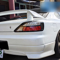 Yashio Factory Black Dynamic LED Tail Lights Fit For Nissan Silvia 200SX S15 Spec R 1999-2002 - image 5