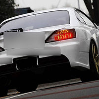 Yashio Factory Black Dynamic LED Tail Lights Fit For Nissan Silvia 200SX S15 Spec R 1999-2002 - image 6