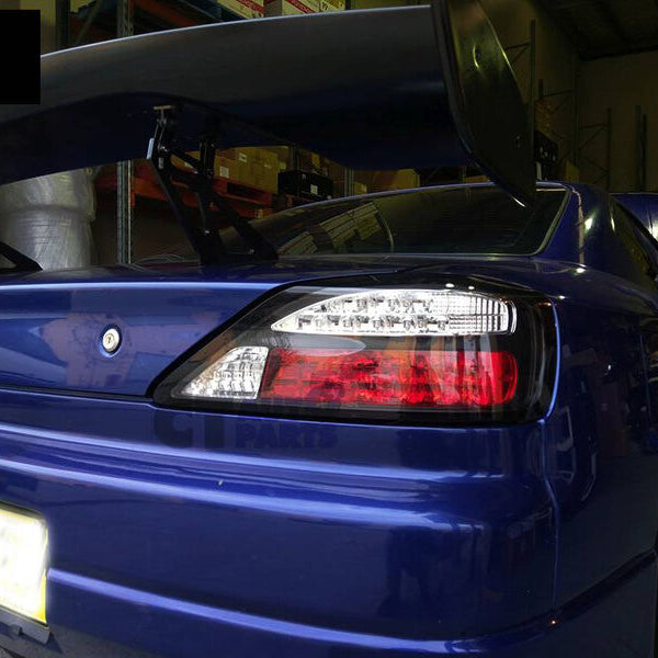 Yashio Factory Black Dynamic LED Tail Lights Fit For Nissan Silvia 200SX S15 Spec R 1999-2002 - image 8