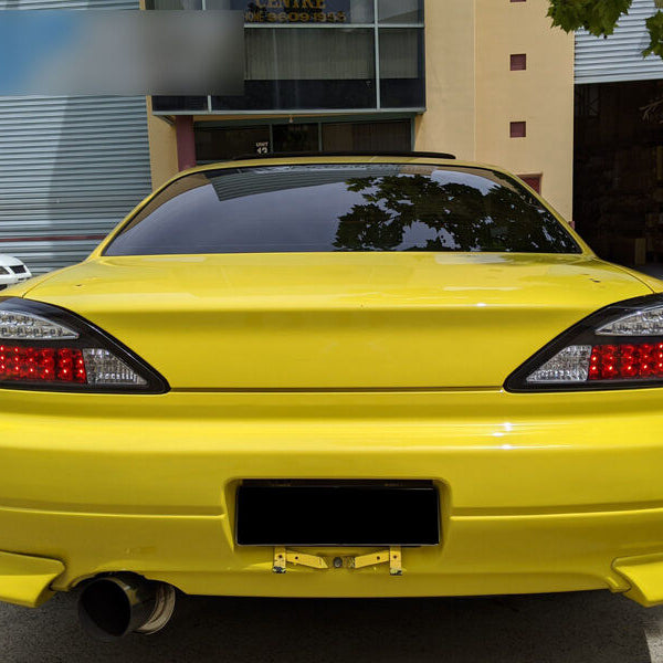 Yashio Factory Black Dynamic LED Tail Lights Fit For Nissan Silvia 200SX S15 Spec R 1999-2002 - image 10