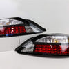 JDM Black LED Tail Lights Fit For Nissan Silvia 200SX S15 Spec R Yashio 1999-2002