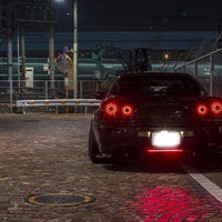 Clear Red LED Tail Lights Fit For Nissan Skyline R34 GTR GTT Coupe 1999-2002 - image 10