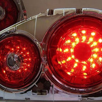 Clear Red LED Tail Lights Fit For Nissan Skyline R34 GTR GTT Coupe 1999-2002 - image 13