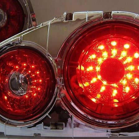 Clear Red LED Tail Lights Fit For Nissan Skyline R34 GTR GTT Coupe 1999-2002 - image 13