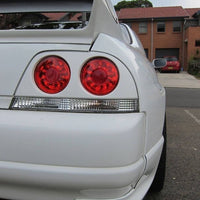 Clear Red LED Tail Lights Fit For Nissan Skyline R33 GTR GTST Coupe 1995-1998 - image 5
