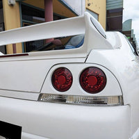 Smoke Red LED Tail Lights Fit For Nissan Skyline R33 GTR GTST Coupe 1995-1998 - image 6