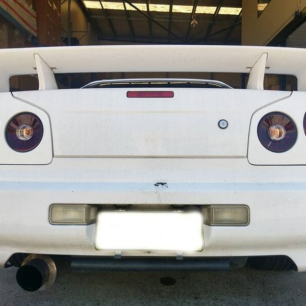 Smoke Red LED Tail Lights Fit For Nissan Skyline R34 GTR GTT Coupe 1999-2002 - image 7