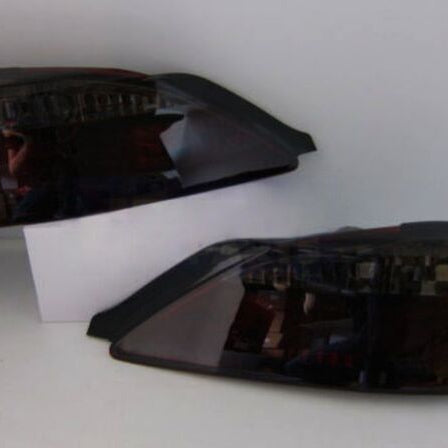 DMAX Smoke Red Taillights Fit For Nissan Silvia S15 200SX Spec R 1999-2002 - image 2