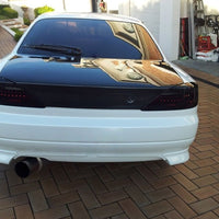 DMAX Smoke Red Taillights Fit For Nissan Silvia S15 200SX Spec R 1999-2002 - image 5