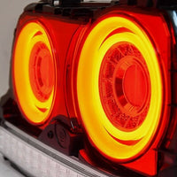 78 Works Fiber Ring LED Taillights Fit For Nissan Skyline R34 4D Sedan HR34 ER34 ENR34 1998-2002 - image 5
