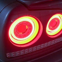 78 Works Fiber Ring LED Taillights Fit For Nissan Skyline R34 4D Sedan HR34 ER34 ENR34 1998-2002 - image 9