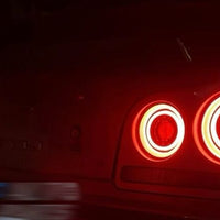 78 Works Fiber Ring LED Taillights Fit For Nissan Skyline R34 4D Sedan HR34 ER34 ENR34 1998-2002 - image 10