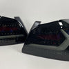 V5 Smoke Black Full LED Tail Lights Dynamic Indicator Fit For Subaru WRX STI 2015-2021