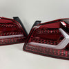V5 Clear Red LED Dynamic Tail Lights Fit For Subaru WRX/ WRX STI VA 2015-2021