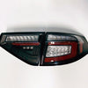 Black (Red Bar) LED Tail Lights Dynamic Signal Fit For Subaru Impreza WRX RS STI Hatchback 2008-2013