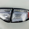 Clear LED 3D Dynamic Indicator Tail Lights Fit For Subaru Impreza WRX RS STI 2008-2013