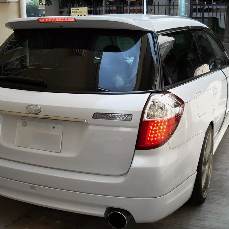Clear Red LED Tail Lights Fit For Subaru Legacy Liberty Outback 2003-2009 - image 8