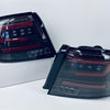 Black Red LED Taillights Dynamic Signal Fit For Subaru Impreza WRX STI G3 4D 2008-2013