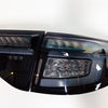 Black Edition 3D Dynamic Indicator LED Taillight Fit For Subaru Impreza WRX RS STI Hatchback