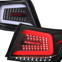 Spec D Glossy Black Sequential LED Taillights Fit For Subaru Impreza WRX STI Sedan G3 2008-2013 - image 1