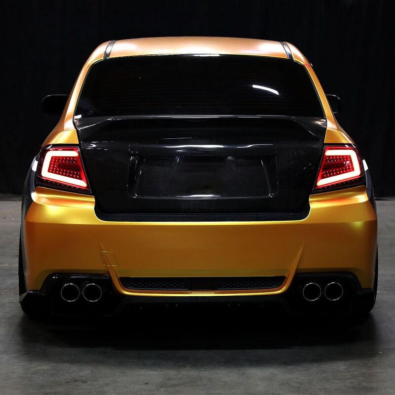 Spec D Glossy Black Sequential LED Taillights Fit For Subaru Impreza WRX STI Sedan G3 2008-2013 - image 4