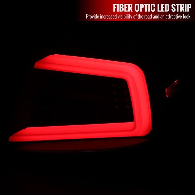 Spec D Glossy Black Sequential LED Taillights Fit For Subaru Impreza WRX STI Sedan G3 2008-2013 - image 7