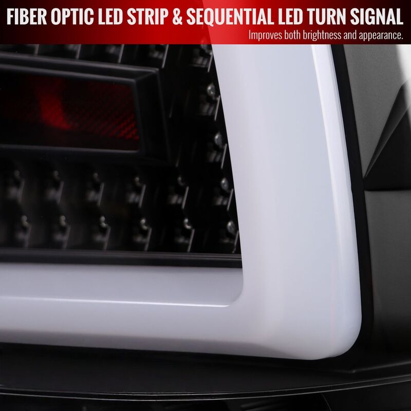 Spec D Glossy Black Sequential LED Taillights Fit For Subaru Impreza WRX STI Sedan G3 2008-2013 - image 8