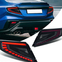 V4 Smoke Red LED Dynamic Taillights Fit For Subaru WRX VB 2022-2025 - image 3