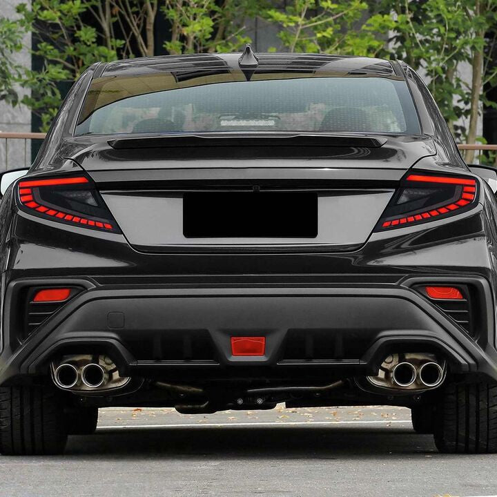 V4 Smoke Red LED Dynamic Taillights Fit For Subaru WRX VB 2022-2025 - image 4