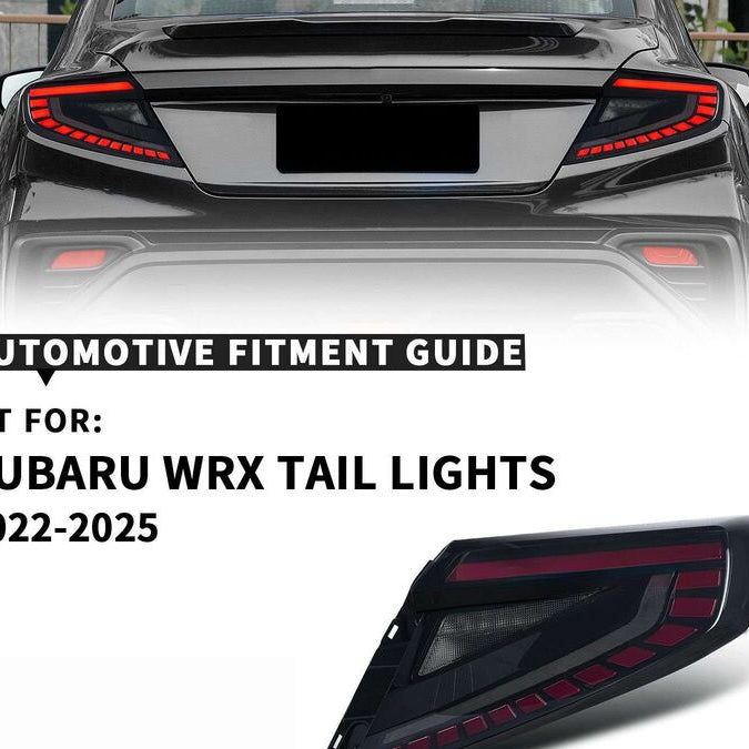 V4 Smoke Red LED Dynamic Taillights Fit For Subaru WRX VB 2022-2025 - image 6