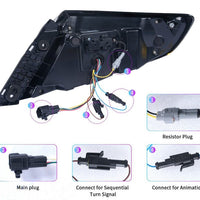 V4 Smoke Red LED Dynamic Taillights Fit For Subaru WRX VB 2022-2025 - image 8