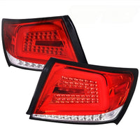 Spec D Clear Red LED Taillights Fit For Subaru Impreza WRX STI G3 4D 2008-2013 - image 1