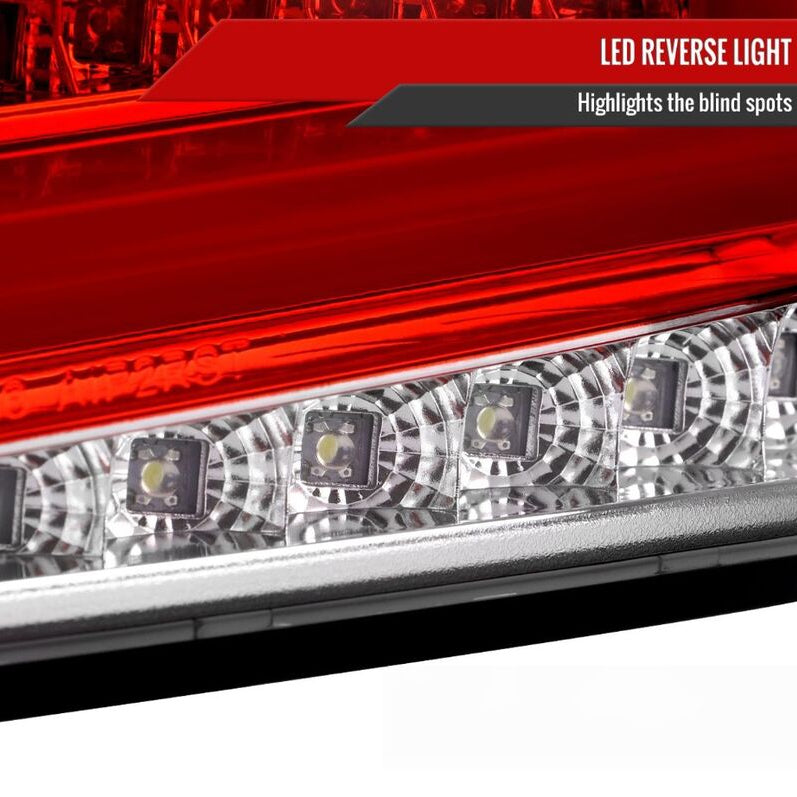Spec D Clear Red LED Taillights Fit For Subaru Impreza WRX STI G3 4D 2008-2013 - image 8