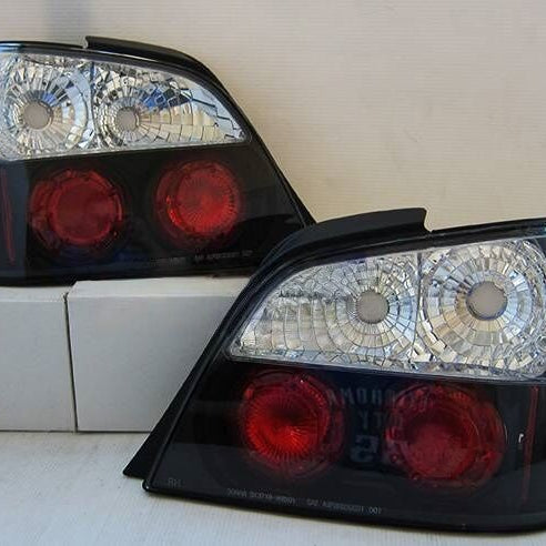 JDM Black Altezza Taillights Fit For Subaru Impreza WRX STI EJ20 2000-2002 - image 3