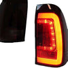 Red Smoked LED 3D Light Bar Tail Light Set Fit For Toyota Hilux REVO VIGO SR5 05-19